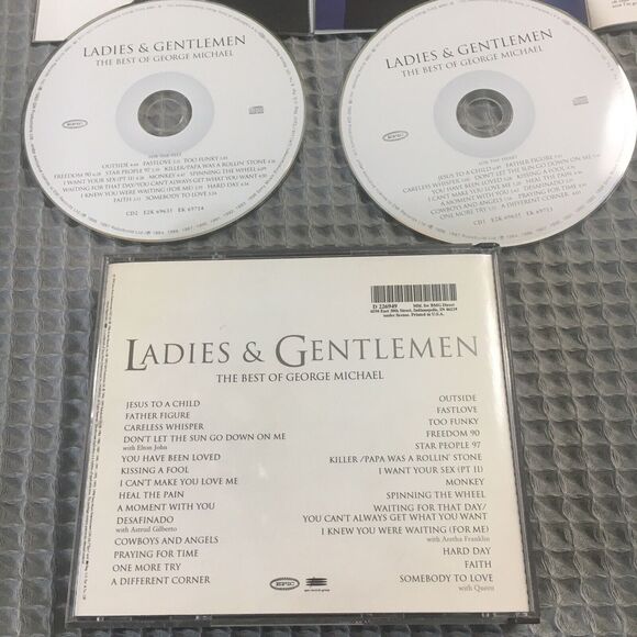George Michael CD Ladies & Gentleman The Best of George Michael Photo Lyrics - Picture 9 of 13